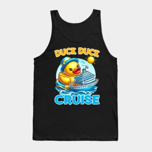 Duck Cruise Funny Family Cruising gift for boys girls kids Tank Top